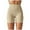 Beige, variant on Kcolen Gym Shorts Women,Ladies Stretch Biker Shorts Solid Color High Waisted Slim Fit Flexible Movement Gym Shorts