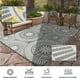 thumbnail image 4 of Alfombra exterior Ilead, 183 x 274 cm, reversible, impermeable, gris, 4 of 9