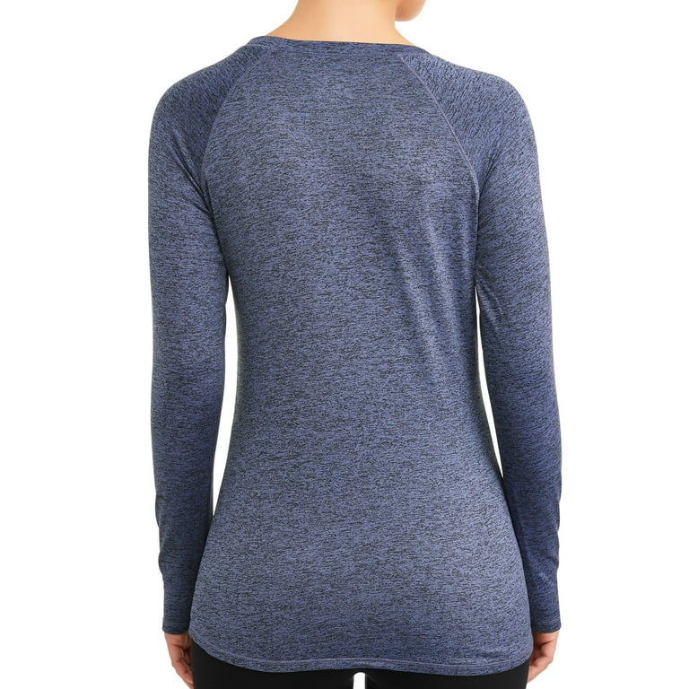 ClimateRight by Cuddl Duds Women's Plush Warmth Crew Neck Base Layer Top,  Sizes XS to 4X 