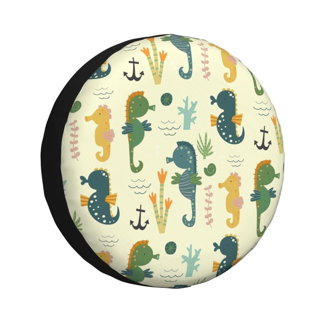 Balery Seahorse Cubiertas para Neumáticos - Protector Resistente para Neumáticos de Camioneta, SUV, Remolque, Camper y RV-17 inch