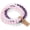 01 8mm Rose Quartz, variant on 3 PCS Healing Crystal Bracelets for Women 8mm Natural Stone Beaded Stretch Bracelet Amethyst Jewelry Gifts