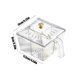 thumbnail image 3 of Caja organizadora de especias transparente de 4 compartimentos con tapa para almacenamiento en la cocina y organización de hierbas frescas, 3 of 6
