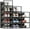 Black, variant on SEE SRPING XX-Large Shoe Storage Box Fit Size 14, Clear Plastic Stackable Shoe Organizer for Closet, Shoe Rack Sneaker Containers Bins Holders, Drawer Organize Unit, 12 Pack Black