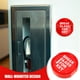 thumbnail image 4 of Caja de seguridad contra incendios de pared para negocios y hogar, con alarma de emergencia roja, 2 unidades, con llave y cerradura de vidrio rompible para ventana, 4 of 8