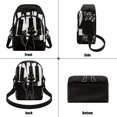 thumbnail image 5 of CHAQLIN Piano Cat Music Print Sling Bag for Shopping Casual, Lightweight Crossbody Bag Polyester Adjustable Strap Small Crossbody Wallet, 5 of 8