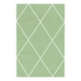 thumbnail image 3 of Unique Loom Decatur Collection Area Rug - Diamond (2' 2" x 3' Rectangle Green/Ivory), 3 of 7