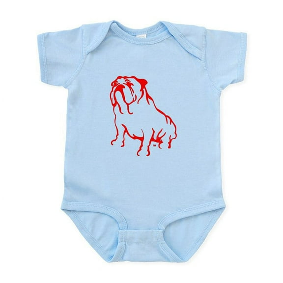 CafePress - Bulldog Logo LT Red Infant Bodysuit - Baby Light Bodysuit, Size Newborn - 24 Months