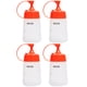 thumbnail image 5 of 4pcs exprimir botellas de condimentos de condimentos diariamente dispensadores de salsa de ensalada botellas de ketchup de cocina, 5 of 5