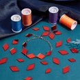 thumbnail image 2 of 300Pcs 3 Styles Rhombus Acrylic Mirror Sew on Rhinestone Red 17.5~23.5x9.5~14.5x1mm Hole: 1mm 100pcs/style, 2 of 6
