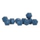 thumbnail image 1 of Polyhedral Dice, Funny 10pcs Acrylic Portable Game Polyhedral Dice  For Holiday Party For Children ANGGREK 20 lados, 1 of 8