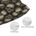 thumbnail image 3 of Kdxio Cotton Pillow Cases 20"x30" Pillowcases,Soft and Breathable Bedroom Pillow Cases-funny Retro Skull-No Pillow Core, 3 of 5
