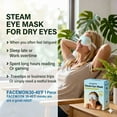 thumbnail image 3 of FACEMOON  Steam Eye Mask, Heated Self Heating Disposable Warm Compress, Odorless, 16 Count, 3 of 6
