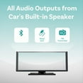 thumbnail image 3 of Reproductor de Video Multimedia con Pantalla TáCtil de 11,4 Pulgadas, Wifi, Pantalla Dividida, Carplay InaláMbrico para Android Auto, EstéReo para Tablero., 3 of 5