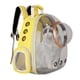 thumbnail image 5 of Mochila porta gato, perro y cachorro con cápsula transparente, bolso de hombro para exteriores Amarillo, 5 of 8