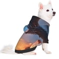thumbnail image 2 of Haiem Red And Blue Fire Cloud Dragon for Winter Dog Hoodie Sweatshirts with Pockets Warm Dog Clothes for Small Dogs Chihuahua-XX-Large, 2 of 7