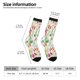 thumbnail image 2 of Fotbe Spring floral Calcetas Largas con Estampado para Hombre y Mujer – Calcetas de Compresión Transpirables y Elásticas, Viajar y Uso Diario Talla 5-11, 2 of 6