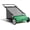 Green+Black, variant on Senfot 26 Inch Wide Light Green Hand Push Steel Lawn Sweeper Leaf Collector Durable Steel Large Hopper for Backyard Lawn Grass Leaves Pine Needle Cleaning