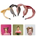 thumbnail image 1 of Nestingho 4Ud Diademas Anchas Con Moño Y Vintage Para Ocasiones Formales Y Casuales, 1 of 6