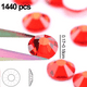 thumbnail image 2 of Rhinestones de cristal con parte posterior plana sin hotfix ss5 arte de uñas, 2 of 5