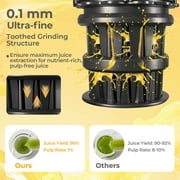 Costway Cold Press Juicer Machine Professional Slow Masticating Juicer with Reverse Button