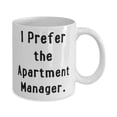thumbnail image 2 of Useful Apartment manager Gifts, I Prefer the Apartment Manager, Brilliant Holiday 15oz Mug Gifts For Coworkers, 2 of 2
