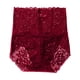 thumbnail image 2 of Bragas elásticas Gibobby para mujer Ropa interior moldeadora cuerpo encaje cintura alta sexy Vino M, 2 of 4