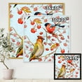 thumbnail image 4 of Designart 'Two Birds Sitting On Branches During Autumn' Traditional Framed Canvas Wall Art Print, 4 of 5