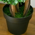 thumbnail image 6 of HOMCOM 3.5' Artificial Tree, Three Ball Boxwood Topiary for Indoor Outdoor, 6 of 9