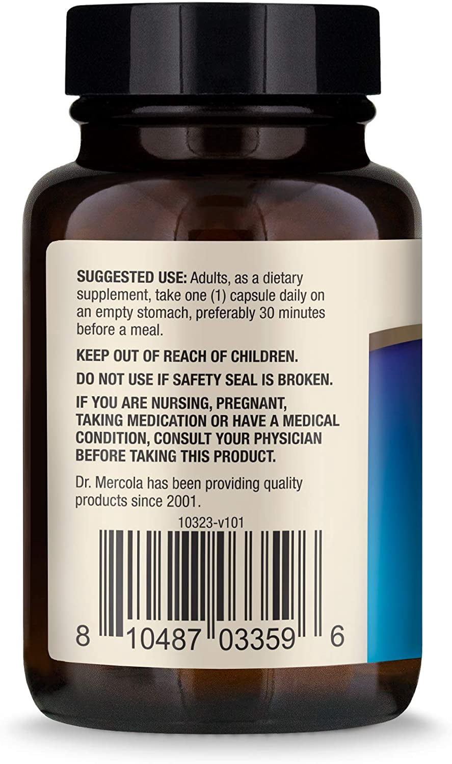Dr. Mercola Complete Afterbiotics Dietary Supplement (18 Billion CFU), 30 Capsules (30 Servings)