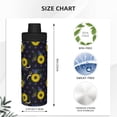 thumbnail image 3 of KLL Sunflowers Pattern 18oz Insulated Water Bottle, Stainless Steel Sports Water Cup Flask with Spout and Handle Lid for Sports Travel Car& School, 3 of 7