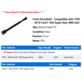 thumbnail image 2 of Front Driveshaft - Compatible with 1999 - 2010 Ford F-350 Super Duty 4WD GAS 2000 2001 2002 2003 2004 2005 2006 2007 2008 2009, 2 of 2