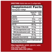 MegaRed Dietary Supplement Extra Strength 500mg Omega-3 Krill Oil, 40ct