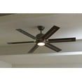 thumbnail image 5 of Progress Lighting Glandon 6-Light Antique Nickel LED Ceiling Fan with Remote Control and Reversible Blades, 5 of 11