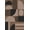 Brown, Pattern 3, variant on Design&I 8'x10' Washable Area Rug Black Terracotta Geometric Art Modern Abstract with Bold Shapes for Living Room, Family Extra Large Skid-Resistant Low Profile