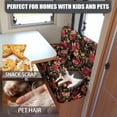 thumbnail image 5 of Garronmavis Rose RV Dinette Cushion Covers Camper Cushion Covers Stretch Couch Cover 2 Cushion Slipcovers Reusable RV Bench Seat Covers for Travel Trailer Couch, 5 of 7