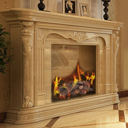 9pcs Ceramic Wood Gas Log Set Fireplace Imitation Wood Propane