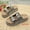 black, variant on Generic Women's Summer Wedges, Breathable Cork Sandals with 2.5 Inch Heel, Lightweight Slip-On Platform Wedges for Casual Beach Wear