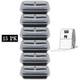 thumbnail image 1 of Meal Prep Containers And Lids And Labels Set: (15 Pk) Compartment Reusable Microwavable BPA Free Food Container With Lid + (500) Dissolving Labels, Great For Prepping And Planning Take Out, 1 of 3