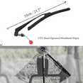 thumbnail image 5 of 2 Set 350X400MM Manual UTV Windshield Wiper 15.7 Inch Wiper Kit for RZR 800 900 Can Am, 5 of 6