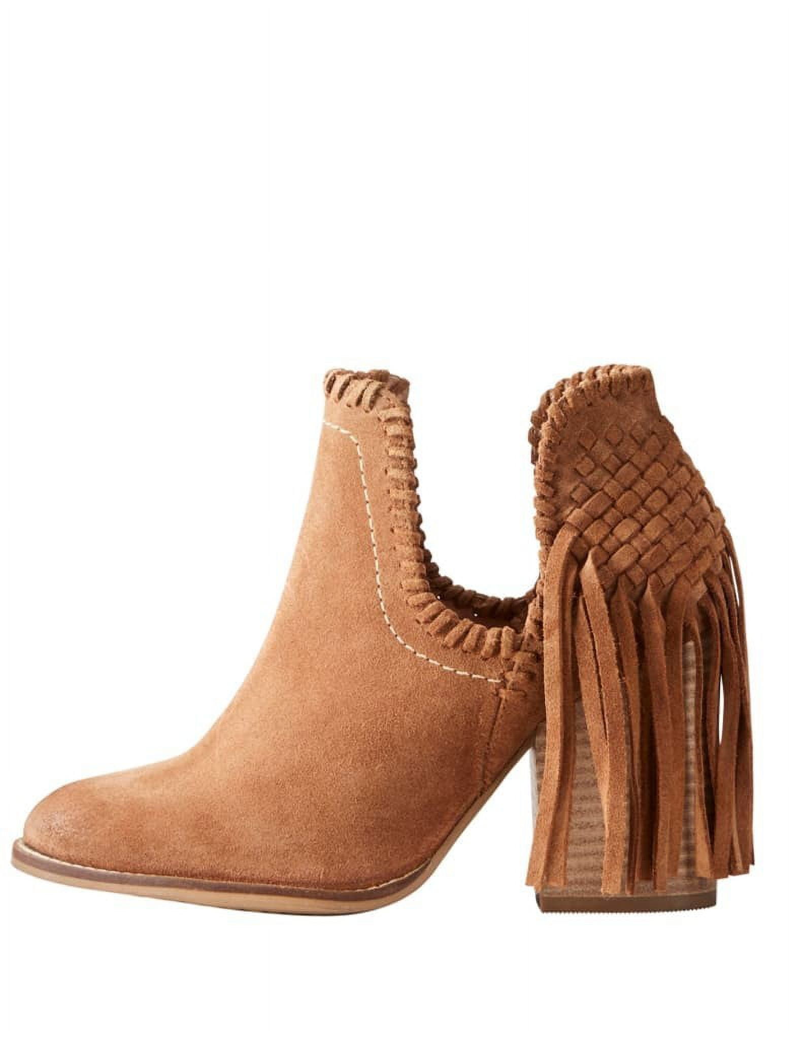 Ariat top fringe booties