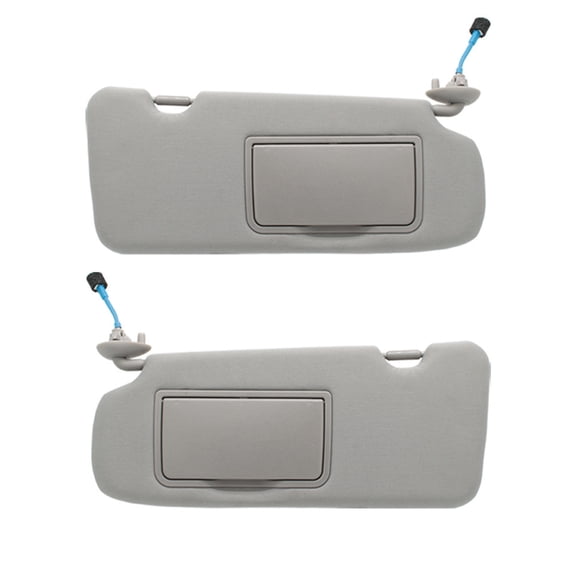 Car Left Driver & Right Passenger Side Sun Visor Assembly With Makeup Mirror For Honda CRV 2017- 2022 Replacement 83280-TLY-H11ZB, 83280-TLA-A62 83280-TLA-A12ZB-Driver and codriver-grey