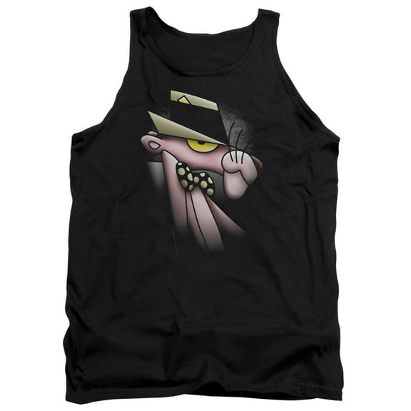 Pink Pantherooth Panther Adult Tank Top Black