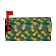 thumbnail image 2 of Fotbe Pineapples with Palm Leaves Mailbox Covers Post Letter Box Cover Garden Decor Standard Size-21x18 in, 2 of 9