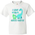 thumbnail image 3 of Inktastic I Love My Auntie-saurus Cute Brontosaurus Family Youth T-Shirt, 3 of 5