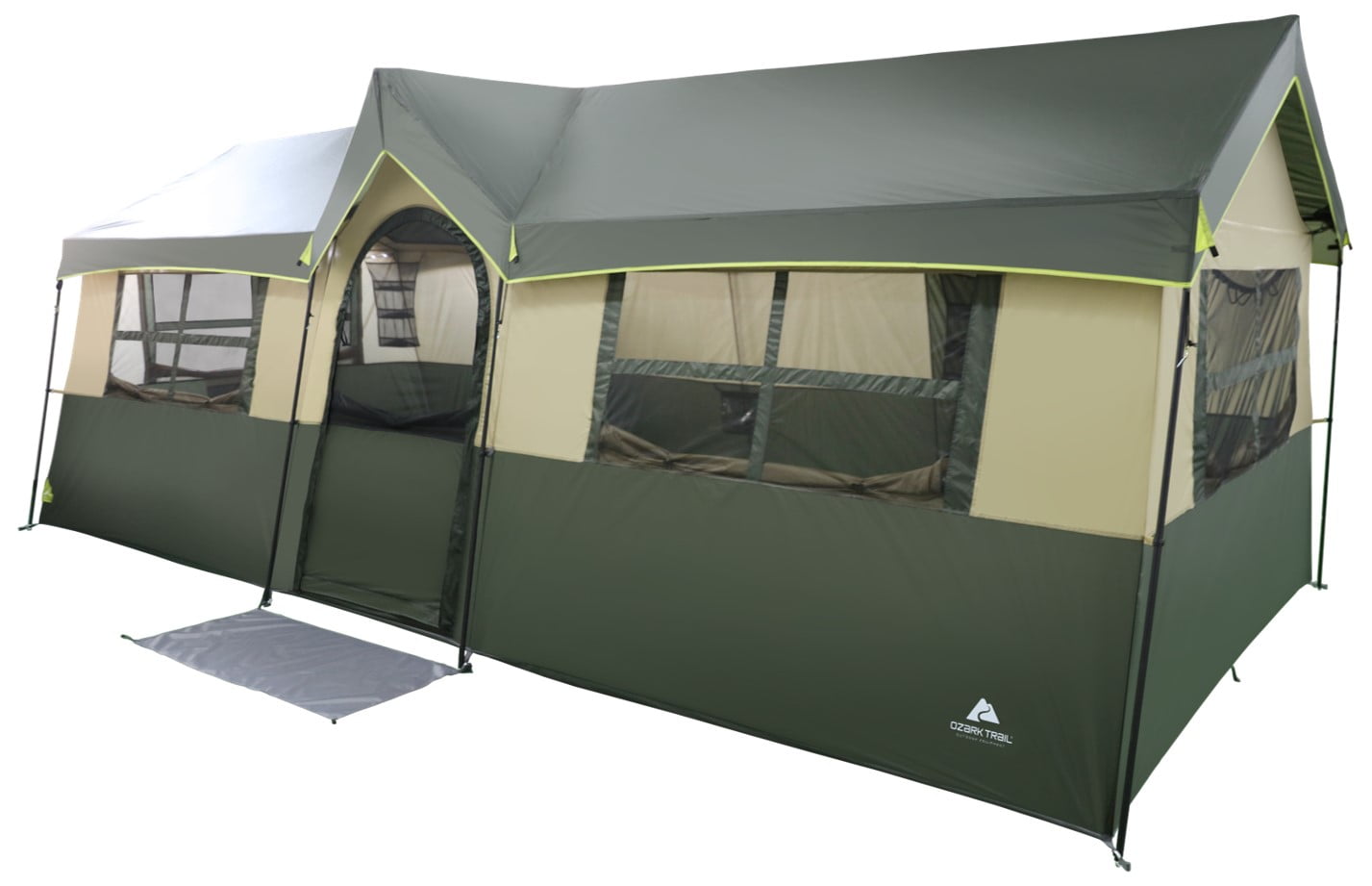 Ozark Trail 14-Person 4-Room Base Camp Tent With 4 Entrances 