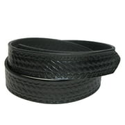 Boston Leather  Basketweave Mechanics Belt with Hook and Loop Closure (Men's)