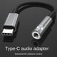thumbnail image 1 of USB Tipo C una Conector para Auriculares de 3,5 mm Adaptador de Audio Digital Convertidor USB C una Cable Auxiliar para Auriculares de 3,5 mm Negro, 1 of 10