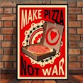 thumbnail image 5 of Póster retro vintage con impresiones y cuadros de pop bar Make Art Not War, arte de pared, lienzo, imágenes para sala de estar, decoración del hogar, 5 of 5