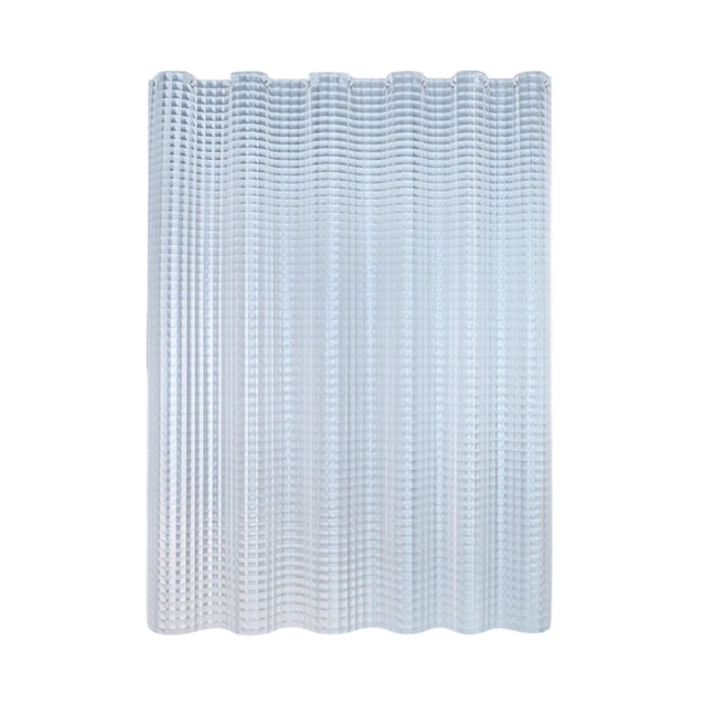 Dvruxg Thickened Plastic Shower Curtain, Waterproof Bathroom Partition, Translucent Window Hanging Curtain for Home & Hotel Use