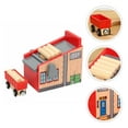 thumbnail image 2 of 1 Set Wooden Train Toy Lumber Mill Wood Blocks Educational Plaything Kid Toy, 2 of 8